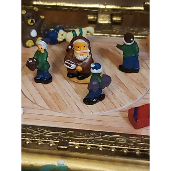 Mr. Christmas Hinged Music Box Sleigh Animated Ornament Joy to the World 2011 - Picture 10 of 12